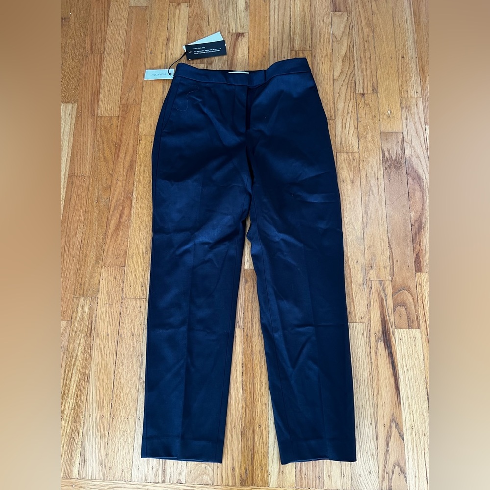 BRAND NEW! Aritzia Babaton Tux trouser dress pant ankle dark blue 0